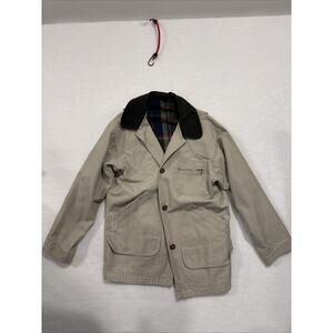 LL Bean Duck Canvas Primaloft Chore Field Barn Coat Jacket Large VTG Mens No Tag